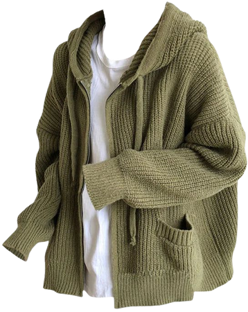 Hygge Knit Zip Up Hoodie | Aesthetic Outfits – Boogzel Clothing