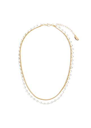 Double chain necklace - Women | Mango USA