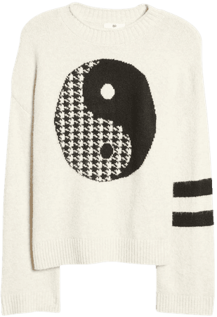 Graphic Recycled Blend Sweater | Nordstrom