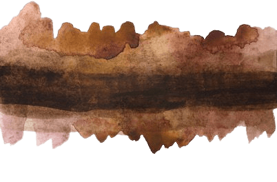 brown watercolour streak