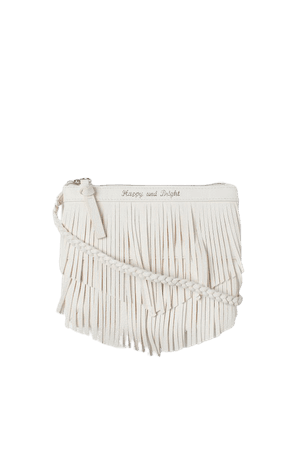 Shoulder Bag with Fringe - Natural white - Kids | H&M US