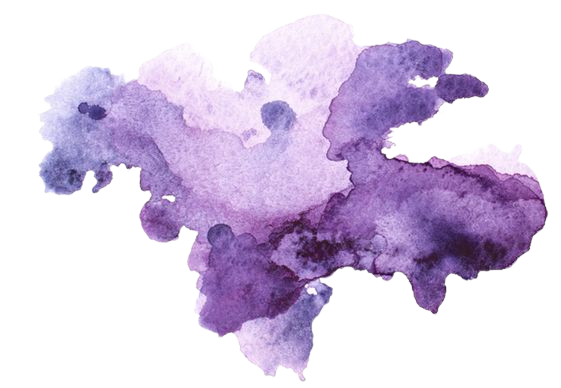 Purple Watercolor Blot