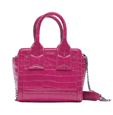 Zara dark pink bag