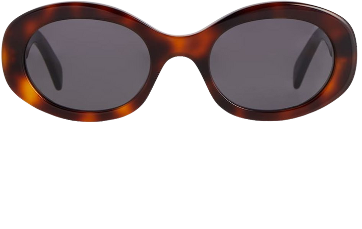 Celine Eyewear - Triomphe 01 oval sunglasses