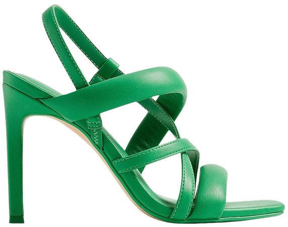 Limited Edition Puff Strappy Heeled Sandals | Express