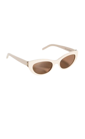 Saint Laurent Monogram Hinge Narrow Cat Eye Sunglasses | Shopbop