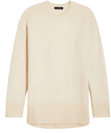 Elliptical Hem Sweater | Ann Taylor