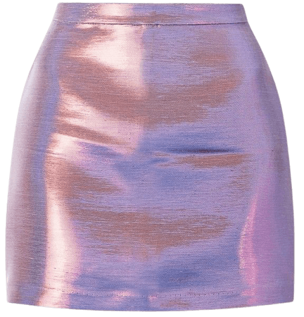 Pink metallic skirt