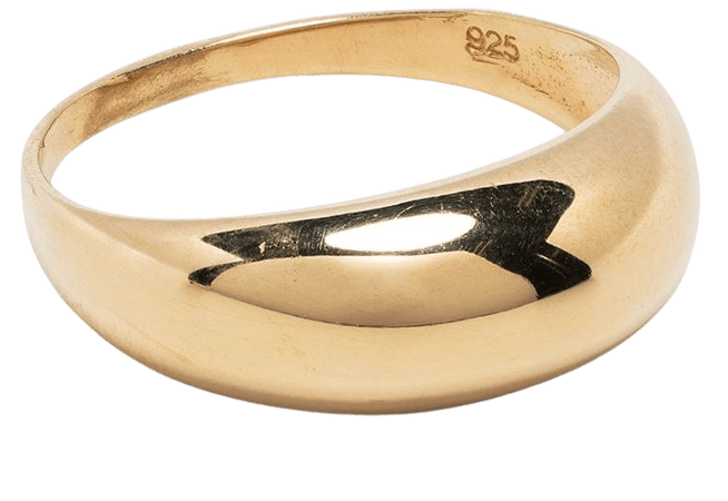 BAR JEWELLERY Orb gold-plated Ring - Farfetch