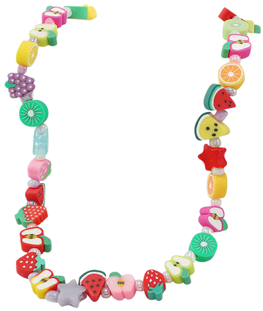 Y2K Fruits Beaded Necklace - BOOGZEL APPAREL 🍏 – Boogzel Apparel