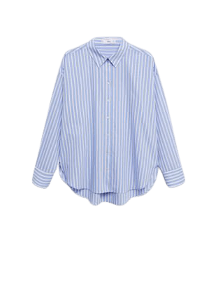 Striped cotton shirt - Women | Mango USA