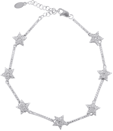 SHYMI Pavé Star Station Tennis Bracelet | Nordstrom