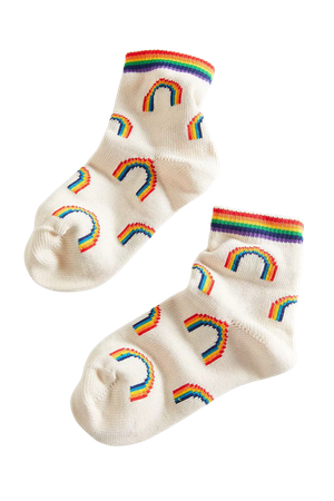 Hansel From Basel Roygbiv Short Crew Sock | Urban Outfitters