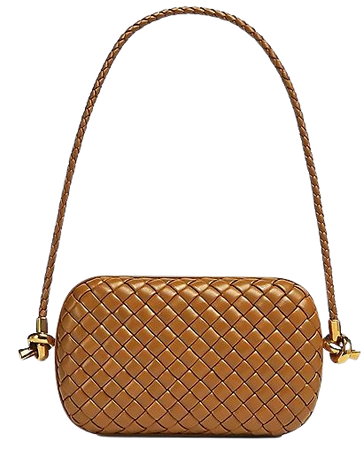 BOTTEGA VENETA - Knot Minaudiere Intrecciato-woven leather shoulder bag | Selfridges.com