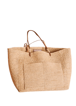 Gaby Weaved Bag - Natural - Raffia - Sézane