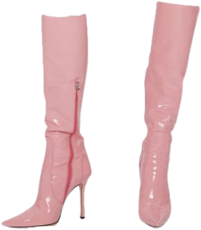 pink blumarine boots