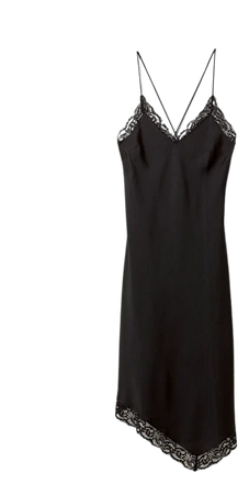 Bonnie Slip Dress - Black - Weekday WW