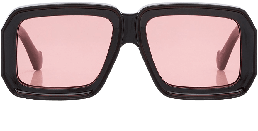 Paula's Ibiza Oversized Square-Frame Acetate Sunglasses By Loewe | Moda Operandi