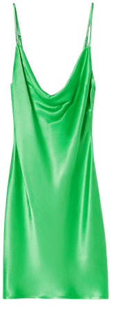 Satin camisole mini dress - Dresses - Woman | Bershka