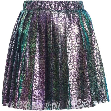 House of Holland pleather iridescent skirt