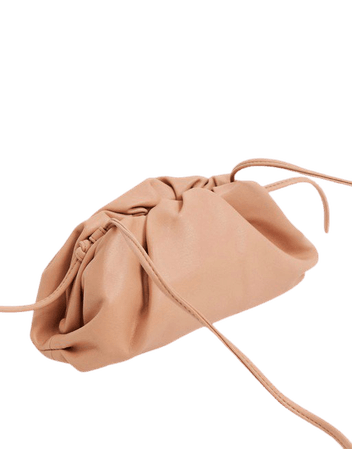 Steve Madden Necture slouchy clutch bag in tan | ASOS