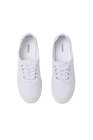 Canvas trainers - White - | H&M