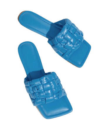 Braided Blue Sandals