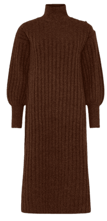 Cosy Yarn Midi Knit Dress | Karen Millen
