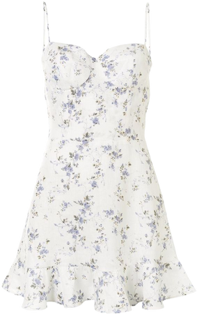 Reformation Mariana floral-print mini-dress - Farfetch