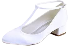 closed toe white low heels - Google Search