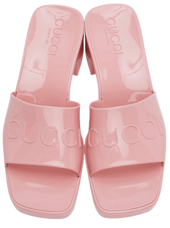 Gucci pink heels