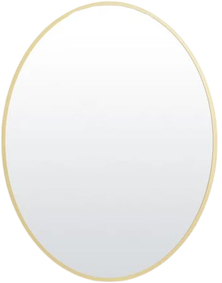 Oval Locker Mirror Gold Frame - Locker Style : Target