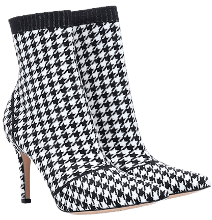 Houndstooth 85 ankle boots