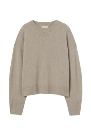 Cashmere Sweater - Taupe - Ladies | H&M US