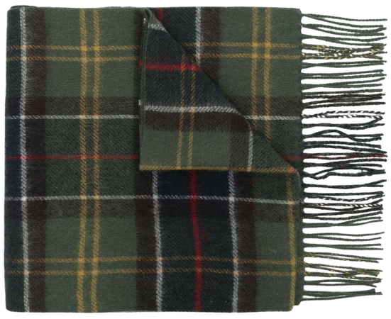 Barbour tartan-pattern Wool Scarf - Farfetch