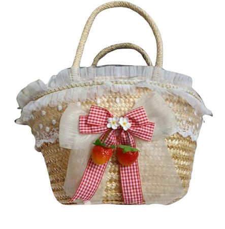strawberry basket bag