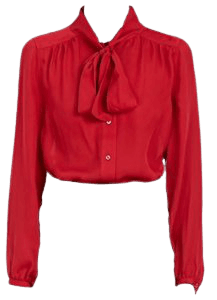 red bow shirt blouse png
