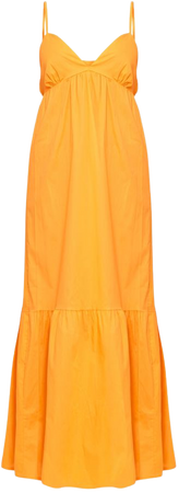 Orange Tiered Strappy Smock Maxi Dress | PrettyLittleThing USA