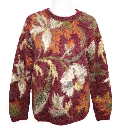 burgundy mohair sweater - Google Search