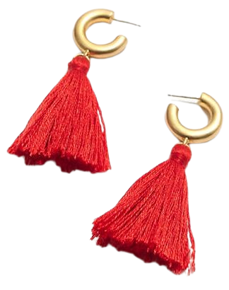 Lantern Tassel Earrings