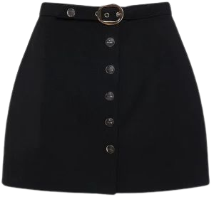 Wool & viscose twill belted mini skirt - Etro - Women | Luisaviaroma