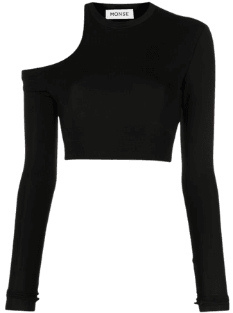 Monse Longsleeved cut-out Cropped Top - Farfetch