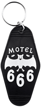 Motel 666 Hotel Key Tag Keychain – Strange Ways