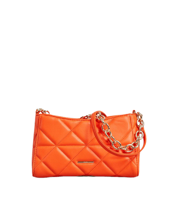 Quilted handbag with chunky chain handle - Accessories - Woman | Bershka