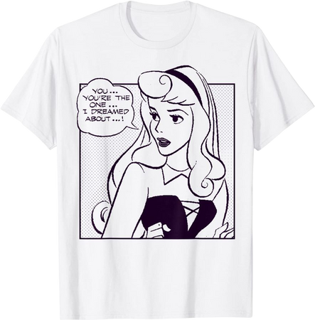 Amazon.com: Disney Sleeping Beauty You're The One I Dreamed About Comic T-Shirt : Clothing, Shoes & Jewelry