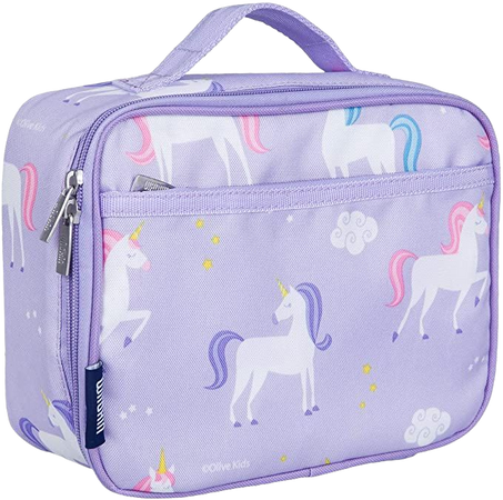 Amazon.com: Wildkin Kids Insulated Lunch Box Bag for Boys and Girls, Perfect Size for Packing Hot or Cold Snacks for School and Travel, Measures 9.75 x 7 x 3.25 Inches, BPA-Free, Olive Kids (Magical Unicorns) : Toys & Games