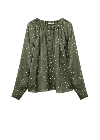 Flowy printed blouse - Women | Mango USA