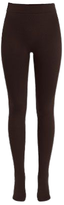 brown lined leggings