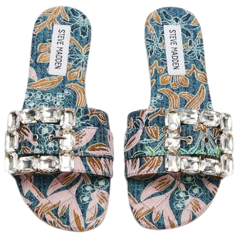 MARIKA Multi Embellished Slide | Women's Sandals – Steve Madden
