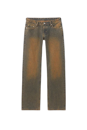 Arrow Low Straight Jeans - Rusty Blue - Weekday WW